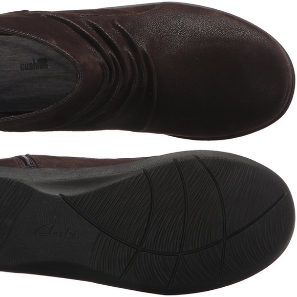 Clarks Brown Sillian Chell Booties - Picture 8 of 8